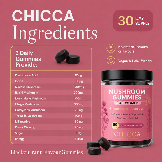 Chicca™ 6 In 1 Ultimate Mushroom Gummies For Women