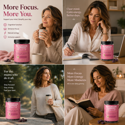 Chicca™ 6 In 1 Ultimate Mushroom Gummies For Women