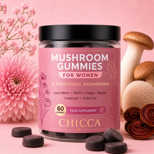 Chicca™ 6 In 1 Ultimate Mushroom Gummies For Women