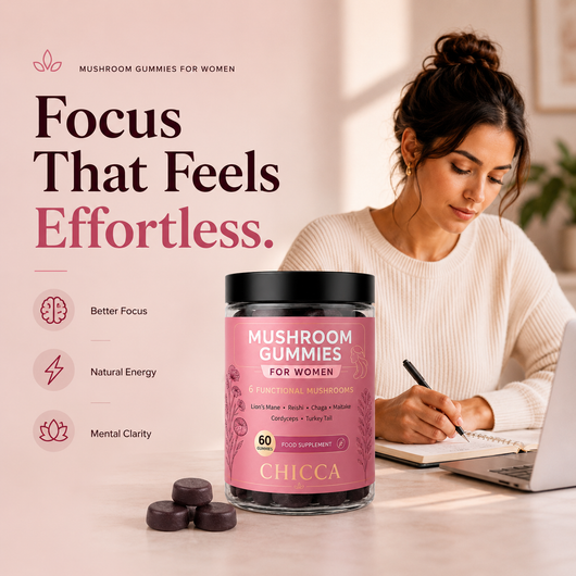 Chicca™ 6 In 1 Ultimate Mushroom Gummies For Women